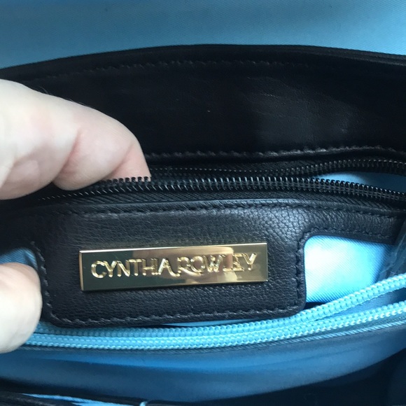 Cynthia Rowley Black Leather Bag - Picture 11 of 16